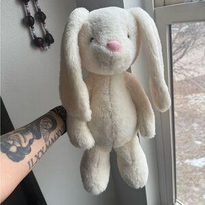 Large Cream Plush Soft Bunny Toy